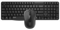 RAPOO X1800S 18431 KABLOSUZ SİYAH KLAVYE SET